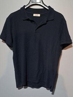 MATE the Label Men's Navy Short Sleeve Polo Shirt